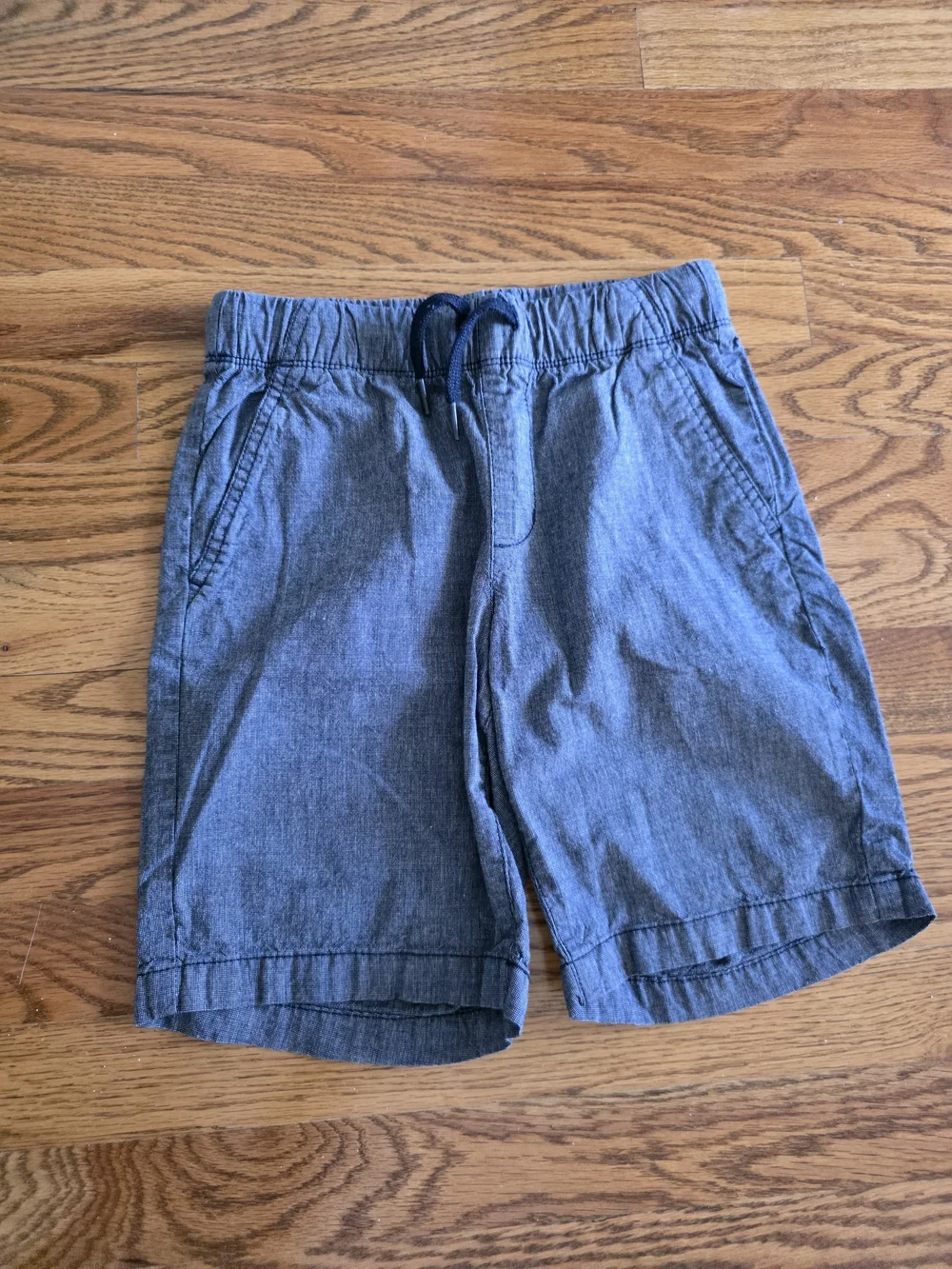 Old Navy Boys Chambray Pull-On Shorts in Blue
